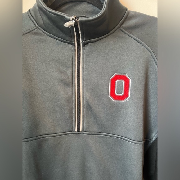 Ohio State Varsity Authentic Apparel MEN’s Long Sleeve Hoodie Pullover Medium - Picture 3 of 10